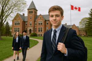 مدارس شبانه‌روزی کانادا که متقاضیان زیر ۱۸ سال می‌توانند در آن اقامت داشته باشند