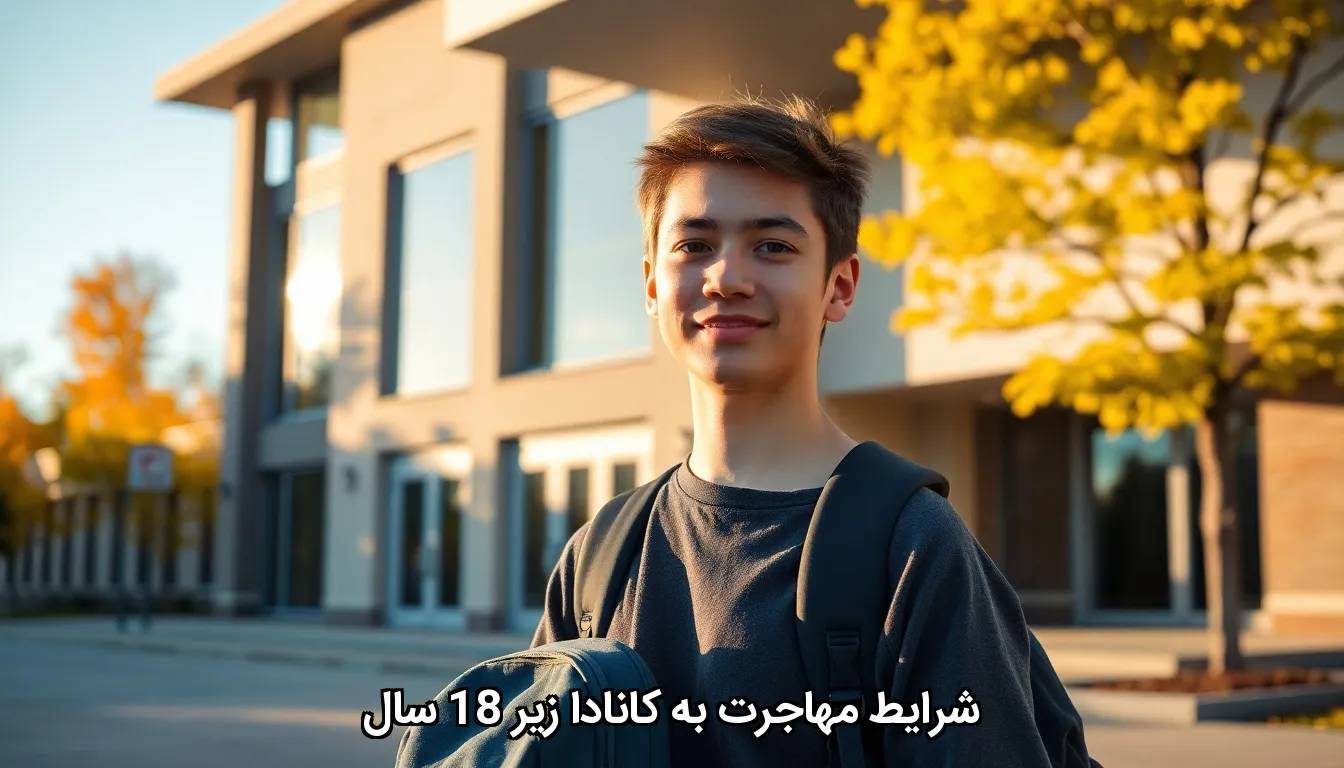 شرایط مهاجرت به کانادا زیر 18 سال