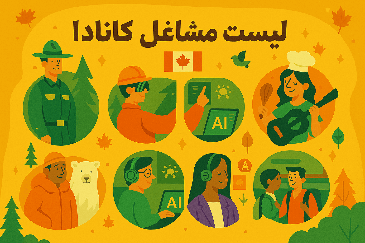 لیست مشاغل مهاجرت به کانادا