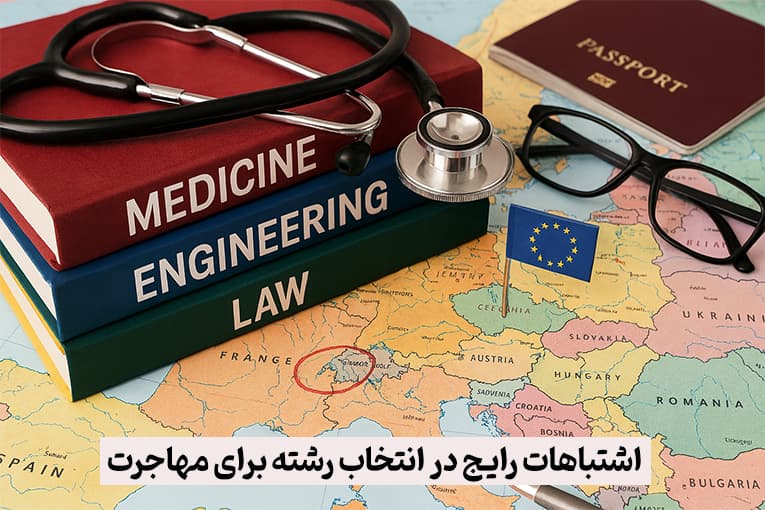 اشتباهات رایج در انتخاب رشته برای مهاجرت